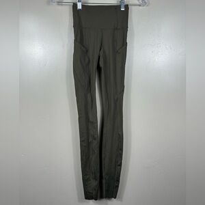 Lululemon Fast and Free Tight / Leggings Non-Reflective Dark Olive Green Size 0